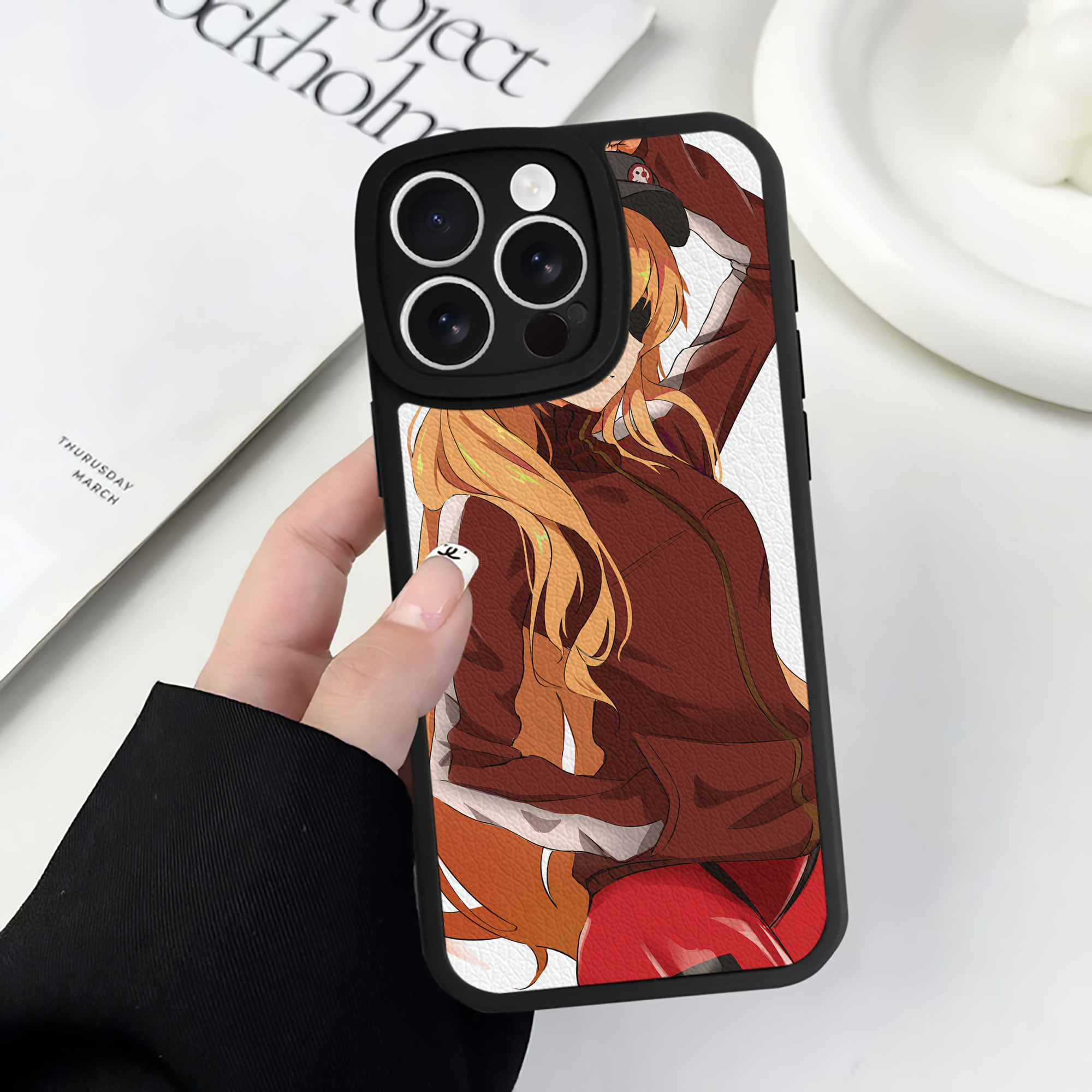 （画像用） EVA 新世紀エヴァンゲリオン 【iPhone 16シリーズ対応】シリコンスマホケース（レザー調） 材質：シリコン